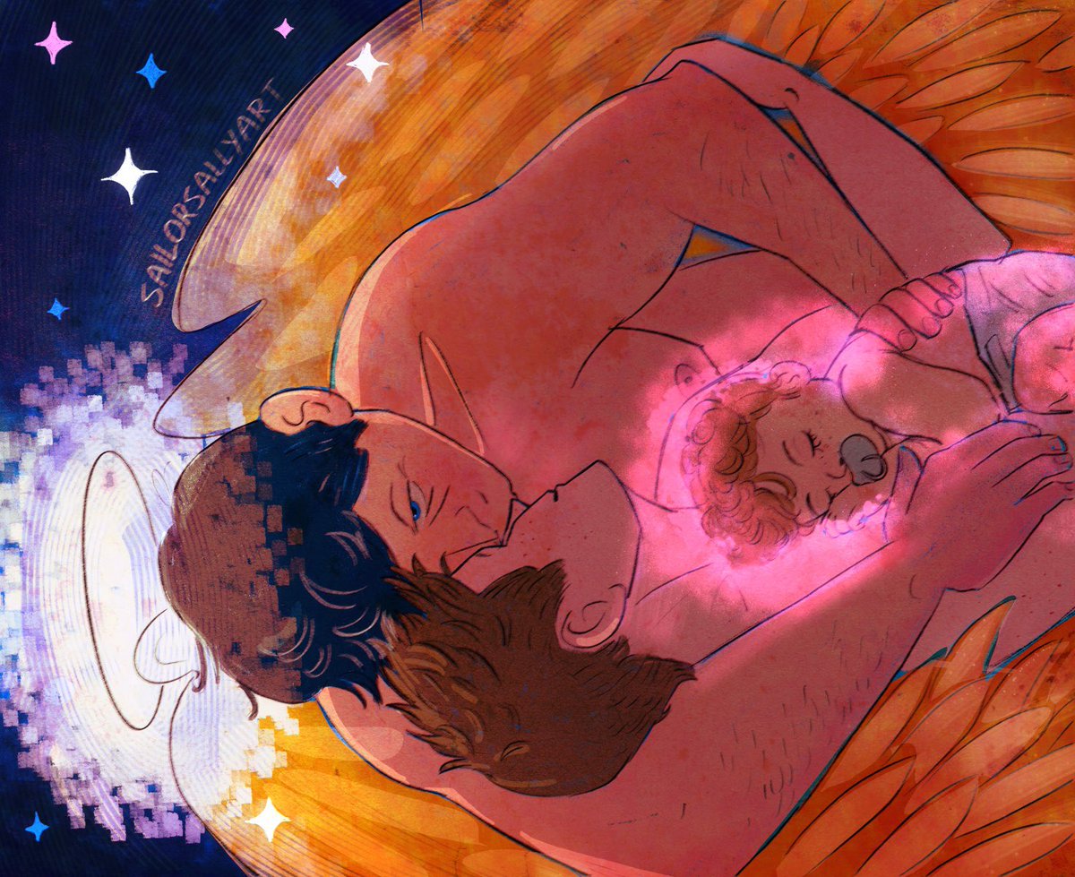 Dads with their baby 🐥
#destiel #dadstiel