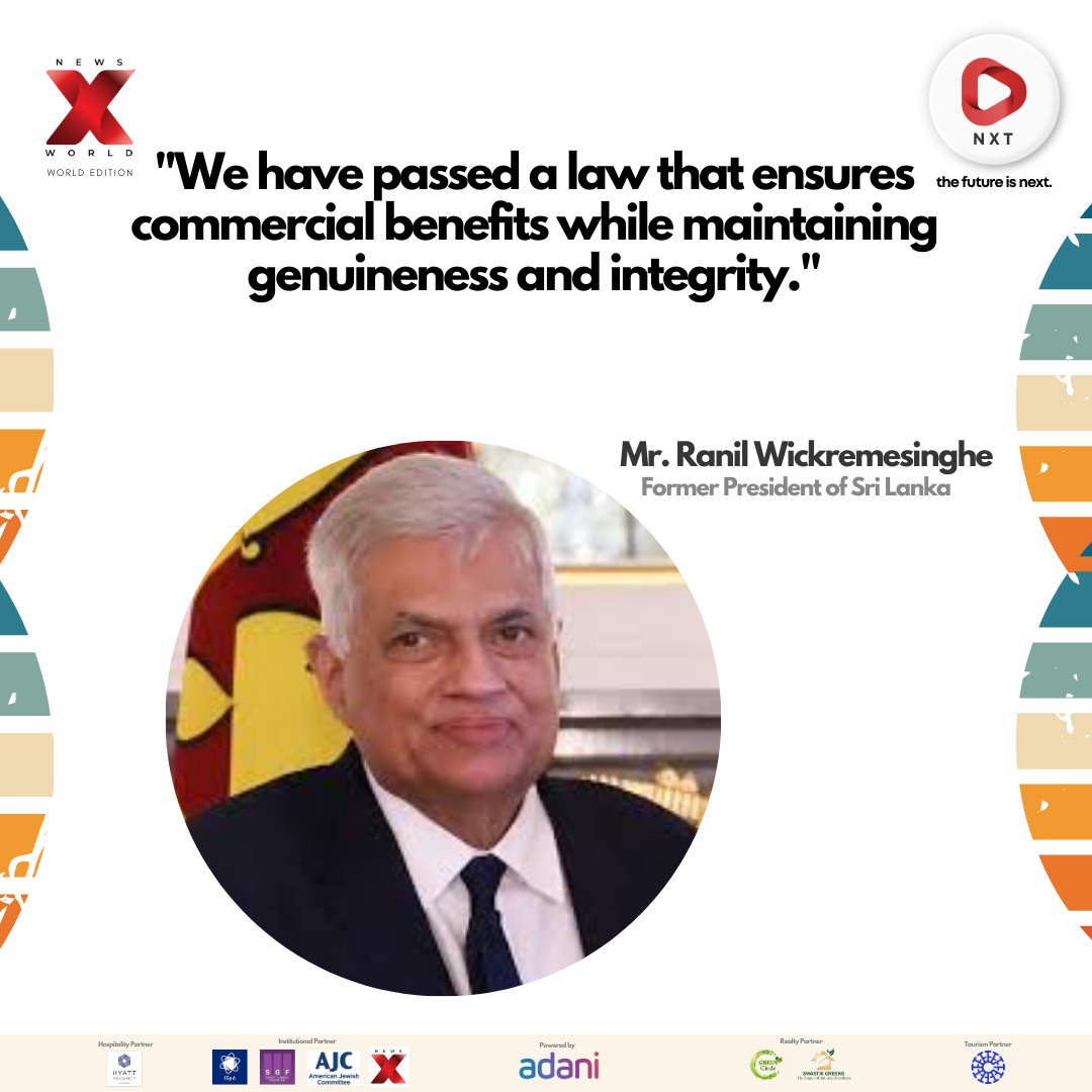 nxt_conclave's tweet image. Inspiring words from Mr. Ranil Wickremesinghe at NXT in South Asia, highlighting the path to regional progress and unity.
#NxtConclave #TheFutureIsNxt #NxtConclave2025 #SeetheworldthroughNXT #NewsXworld #Nxtworld
@Kartiksharmamp
@RW_SRILANKA
WATCH LIVE:…