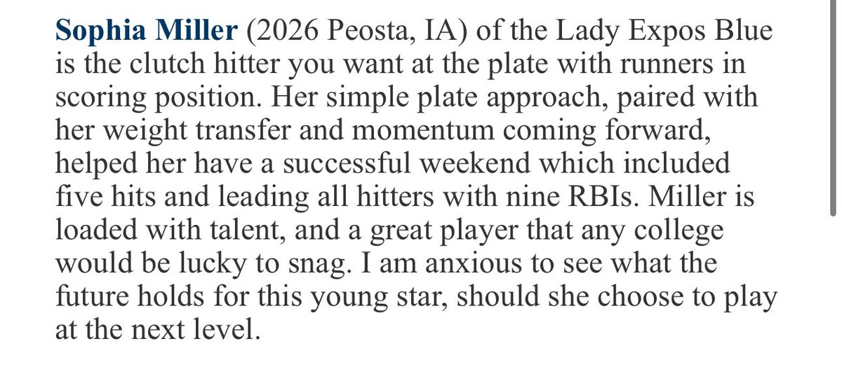 ExposLady's tweet photo. Another trip to the Dome today!  First game is at 3:00 pm.  Last weekend we had two players the all tourney team @AnnieHefel @sophia_gratton and a nice write up for @sophiasydmiller #exposnation @PG_Softball https://t.co/H5bzwyOR7l