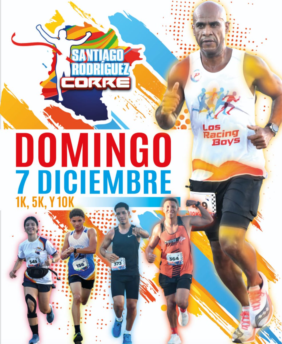 ¡Prepárate para correr! 
Las inscripciones para Santiago Rodriguez Corre 2025 están ABIERTAS.  Únete a nosotros para vivir una experiencia inolvidable llena de sorpresas y camaradería. ¡Inscríbete ahora y asegura tu lugar!

sdctickets.do/form/409