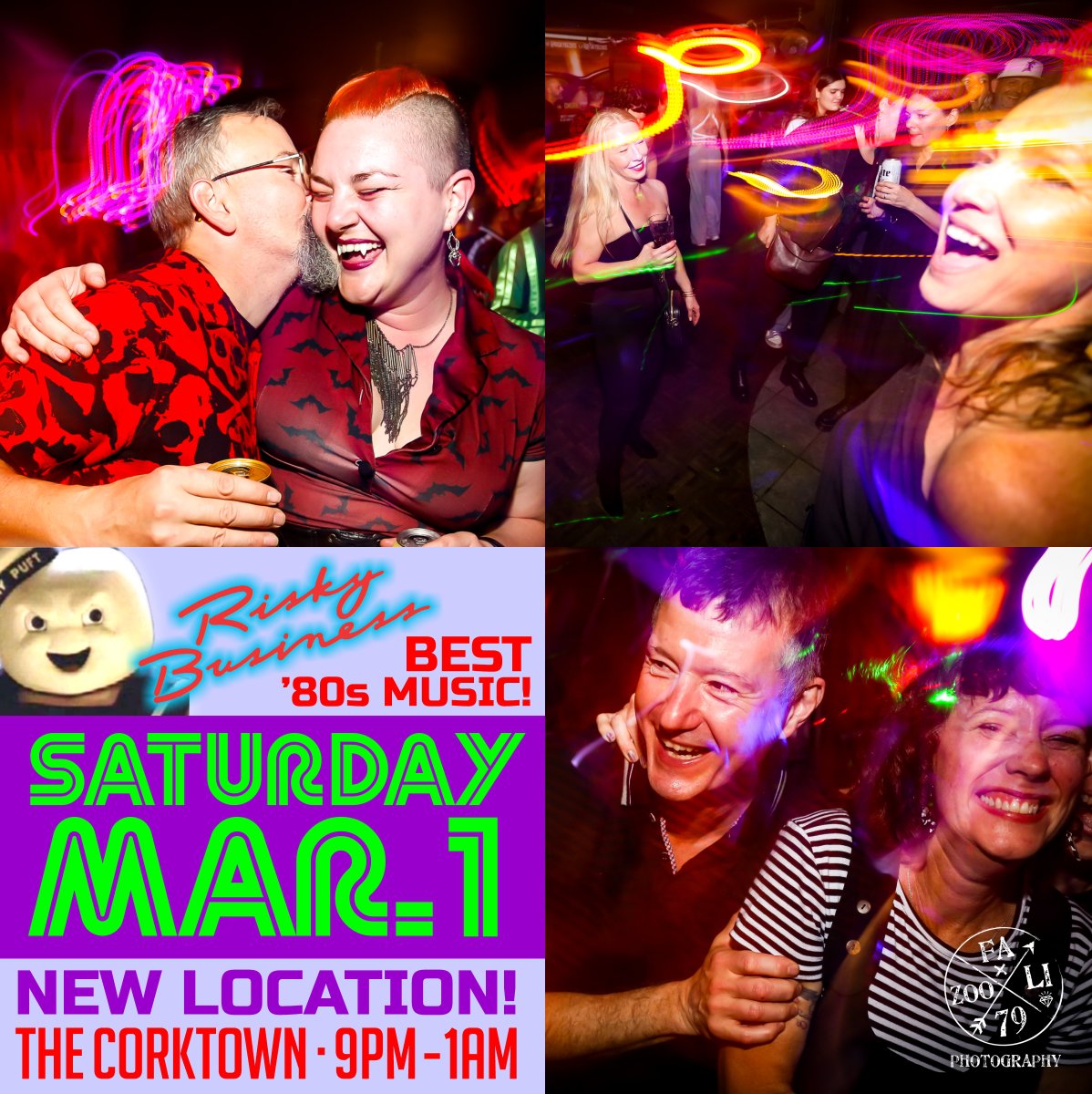 Risky Business '80s Music Night tweet media