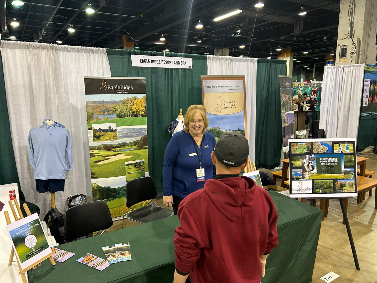 Eagle Ridge Resort and Spa (@eagleridge63) on Twitter photo Swing by and see us at the <a href="/ChicagoGolfShow/">Chicago Golf Show®</a> this weekend!
📍 Booth 1726
📅 Saturday, March 1 | 9:00 AM – 6:00 PM
📅 Sunday, March 2 | 9:00 AM – 4:00 PM
📍 Donald E. Stephens Convention Center Swing by and see us at the <a href="/ChicagoGolfShow/">Chicago Golf Show®</a> this weekend!
📍 Booth 1726
📅 Saturday, March 1 | 9:00 AM – 6:00 PM
📅 Sunday, March 2 | 9:00 AM – 4:00 PM
📍 Donald E. Stephens Convention Center