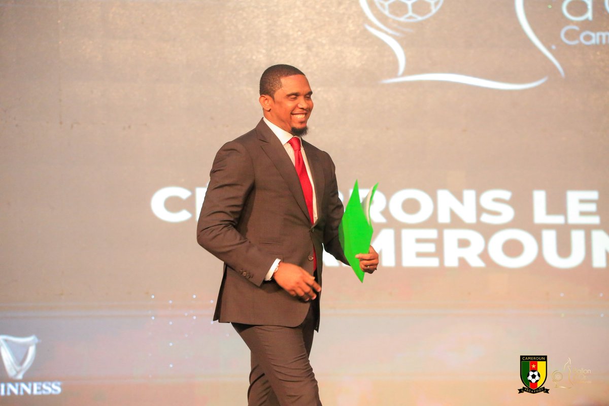 Ballon d’or Camerounais (@ballondor237) on Twitter photo Monsieur le Président de #FECAFOOT, <a href="/SamuelEtoo/">Samuel Eto'o</a>
#GUINNESSSUPERLEAGUE
#MTNELITEFOOTBALL
#BOC2024
#Ballondorcamerounais Monsieur le Président de #FECAFOOT, <a href="/SamuelEtoo/">Samuel Eto'o</a>
#GUINNESSSUPERLEAGUE
#MTNELITEFOOTBALL
#BOC2024
#Ballondorcamerounais