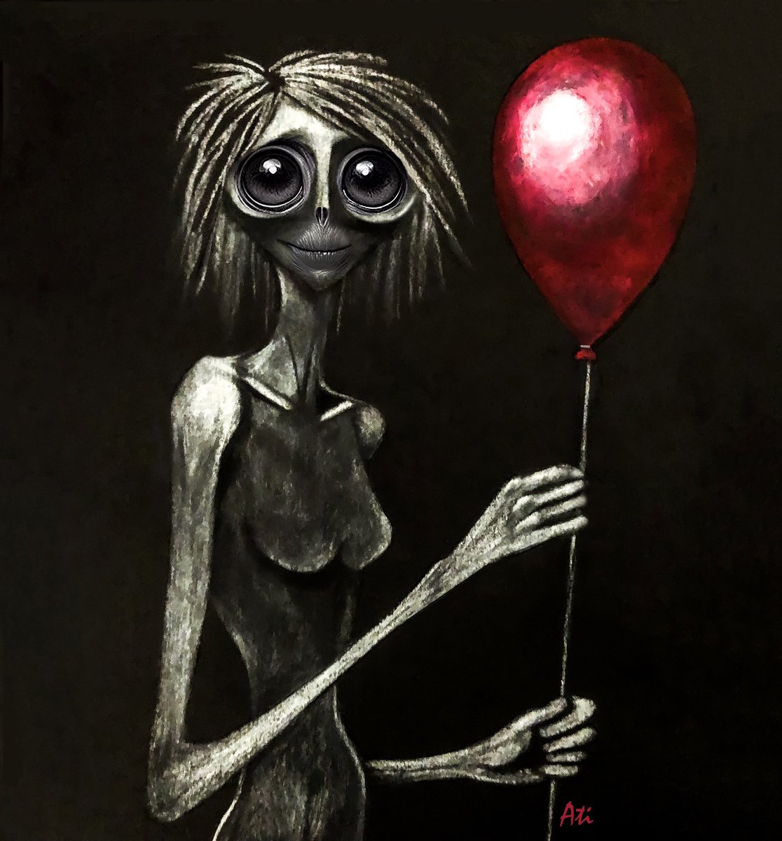 AtefeKariMe's tweet image. 🎈 Gotta be happy!
🔺 Pastel &amp;amp; oil color on black cardboard
🔻 Auction start at: 0.75 #AVAX 

#AvaxArt #TheArtChain #salvor