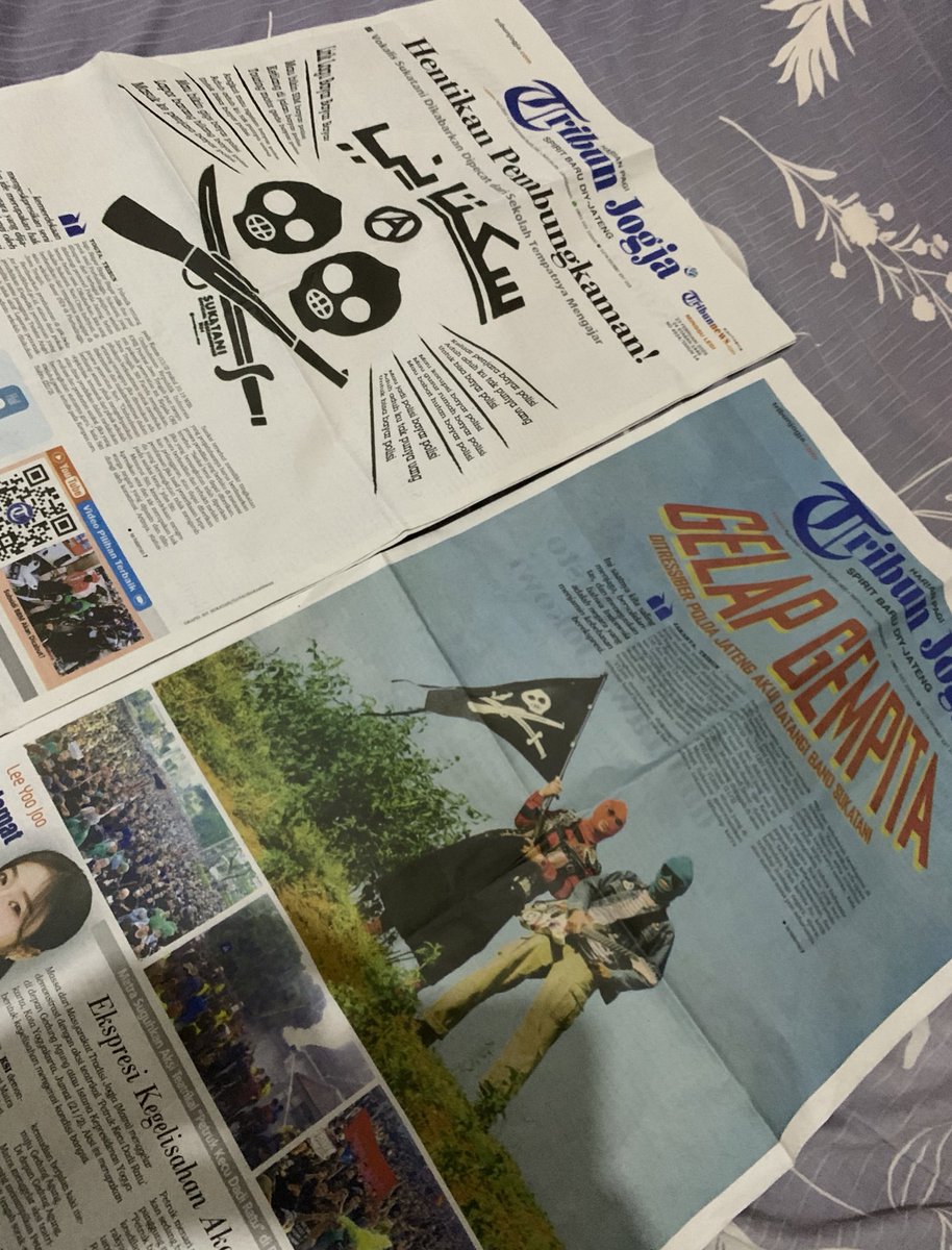 Maturusuwun, mas <a href="/hendydarmi/">Hendy Kurniawan</a>. 🙏🏻

Koran <a href="/tribunjogja/">Tribun Jogja</a> sampai ke jakarta selatan dengan selamat, terima kasih sudah mewujudkan keinginan buat arsip koran ini. 

Sehat selalu buat all team dari TJ, penulis, editor, produksi dan semuanya.

Semoga kita bisa melalui semua ini. ✨🙏🏻