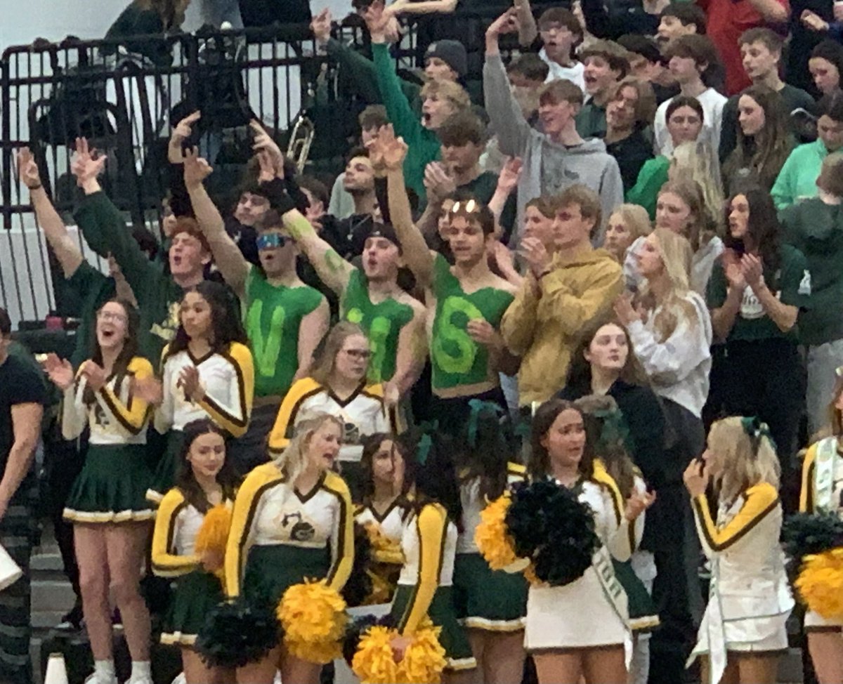 Great way to celebrate senior night and finish the regular season 22-1!
Thank you to all our seniors, student section, band, cheerleaders, and fans for your support last night &amp; all season🙏🏼

And now the best time of the year… tournament time🏆