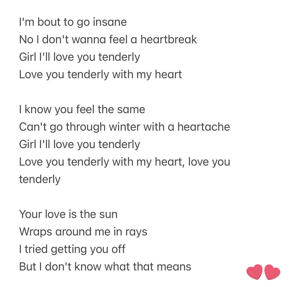 Lyrics of Tenderly by @_leo0o0o ♥️ #LEOISBACK #TENDERLYbyLEO #TENDERLY #LEO  #리오 #LEELEO #이리오 Beautifully written 🥹 You are amazing, Leo!