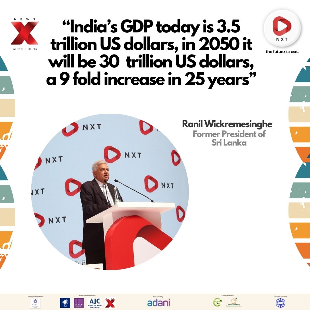 nxt_conclave's tweet image. #NXTinSouthAsia | Mr. Ranil Wickremesinghe shares his vision and insights at NXT in South Asia, shaping conversations on regional growth and collaboration.
#NxtConclave #TheFutureIsNxt #NxtConclave2025 #SeetheworldthroughNXT #NewsXworld #Nxtworld
@Kartiksharmamp
@RW_SRILANKA…