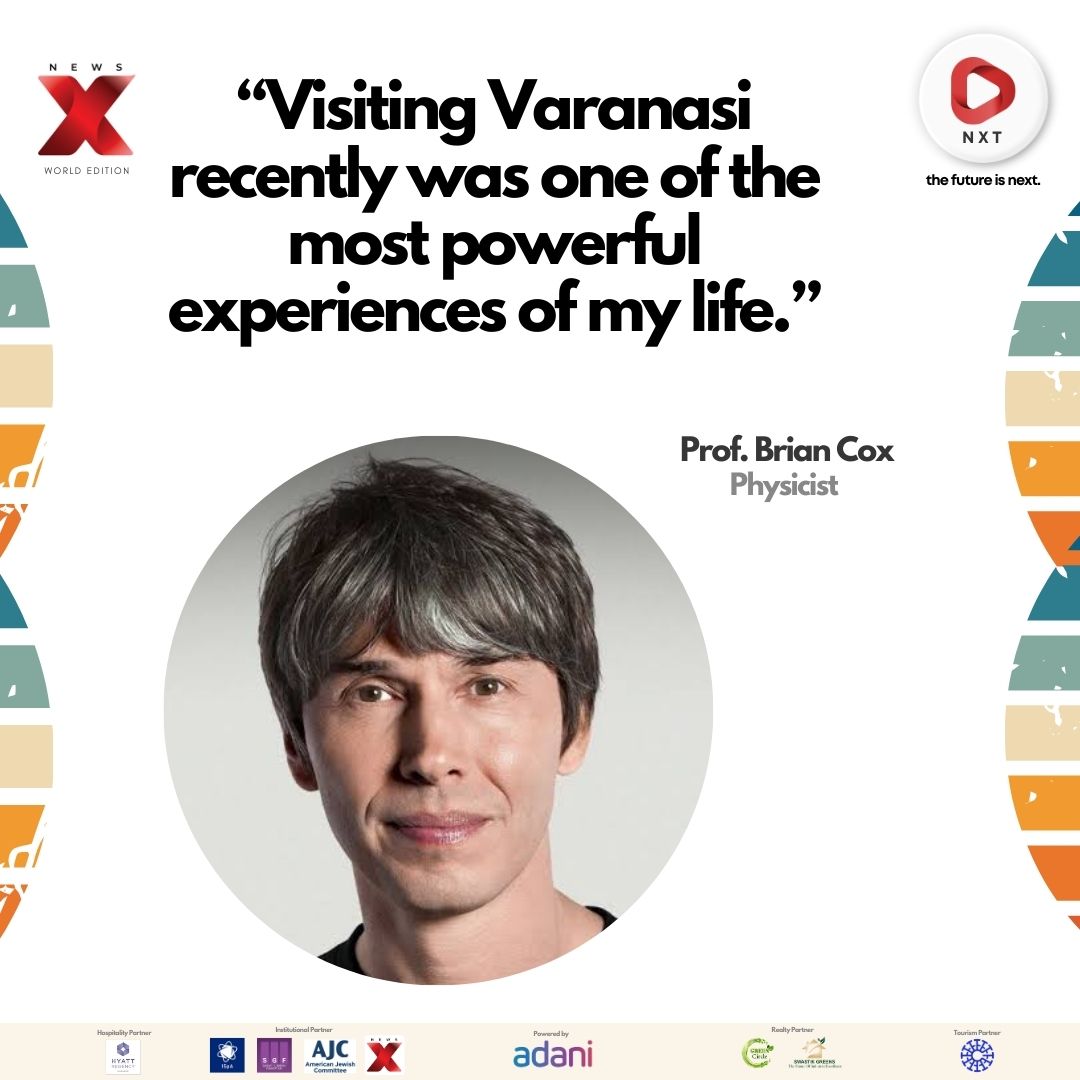 nxt_conclave's tweet image. Renowned physicist Prof. Brian Cox speaks at the NXT Conclave, sharing insights on science, the universe, and the future of innovation.
#NxtConclave #TheFutureIsNxt #NxtConclave2025 #SeetheworldthroughNXT #NewsXworld #Nxtworld
@Kartiksharmamp @ProfBrianCox
WATCH LIVE:…