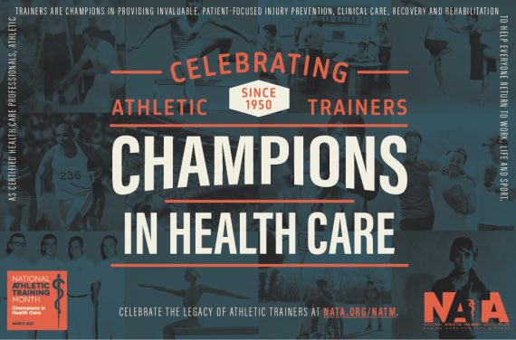Happy National Athletic Training Month!!! Tell us about some of your biggest wins as an AT! #NATM2025