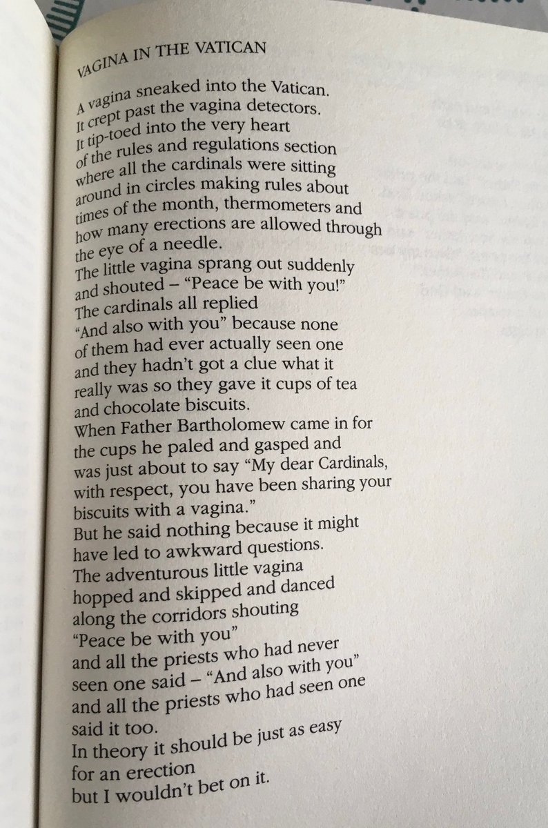RIP Pat Ingoldbsy. Irish poet and legend. He once told me he liked my colours. ❤️ Here’s one of my favourite poems of his ‘Vagina In The Vatican’.