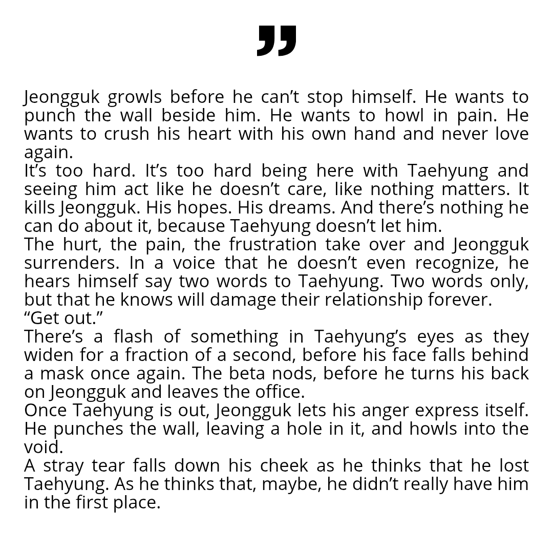 kookntae4ever's tweet photo. You asked for it, so here's an unbetaed snippet of the beta x alpha fic I'm currently working on... Hope you'll like it 👉👈 (And don't hesitate to leave a comment, your words on mine are my motivation to keep writing 🥺) https://t.co/tbSQvhlvnC