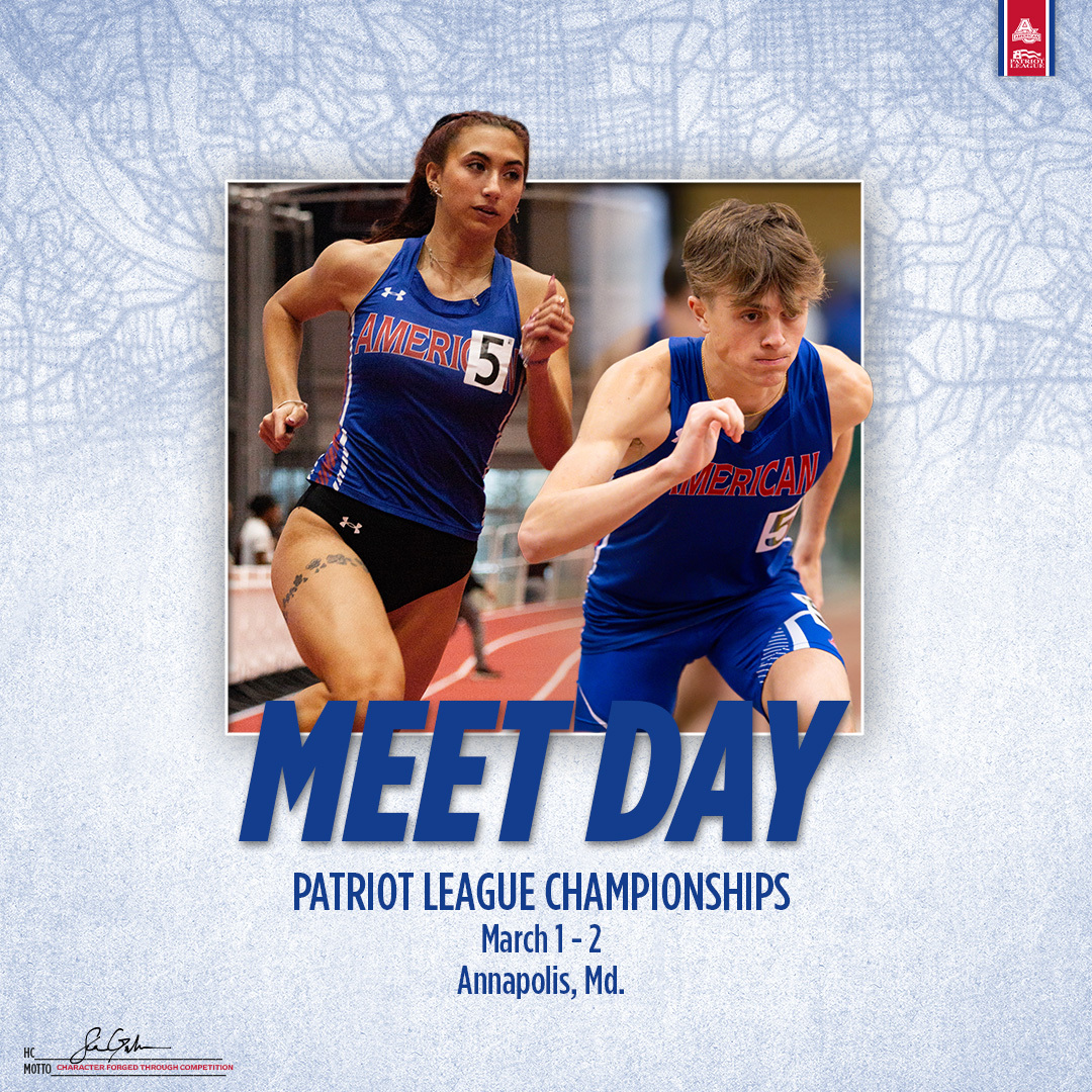 We're in Annapolis for day 1 of the Patriot League Indoor Championships! 

🔗Everything you'll need to follow along this weekend is linked in our bio