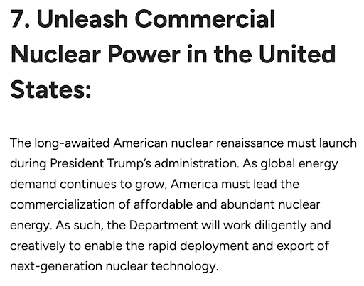 Constellation Clean Energy (@cegcleanenergy) on Twitter photo One of Secretary Chris Wright’s first priorities? Supercharging America’s nuclear renaissance.
<a href="/ENERGY/">U.S. Department of Energy</a> is ready to unleash nuclear power like never before and it all starts with continued investment in the safe, reliable operation of our nation’s existing fleet of reactors. ⚛️ One of Secretary Chris Wright’s first priorities? Supercharging America’s nuclear renaissance.
<a href="/ENERGY/">U.S. Department of Energy</a> is ready to unleash nuclear power like never before and it all starts with continued investment in the safe, reliable operation of our nation’s existing fleet of reactors. ⚛️