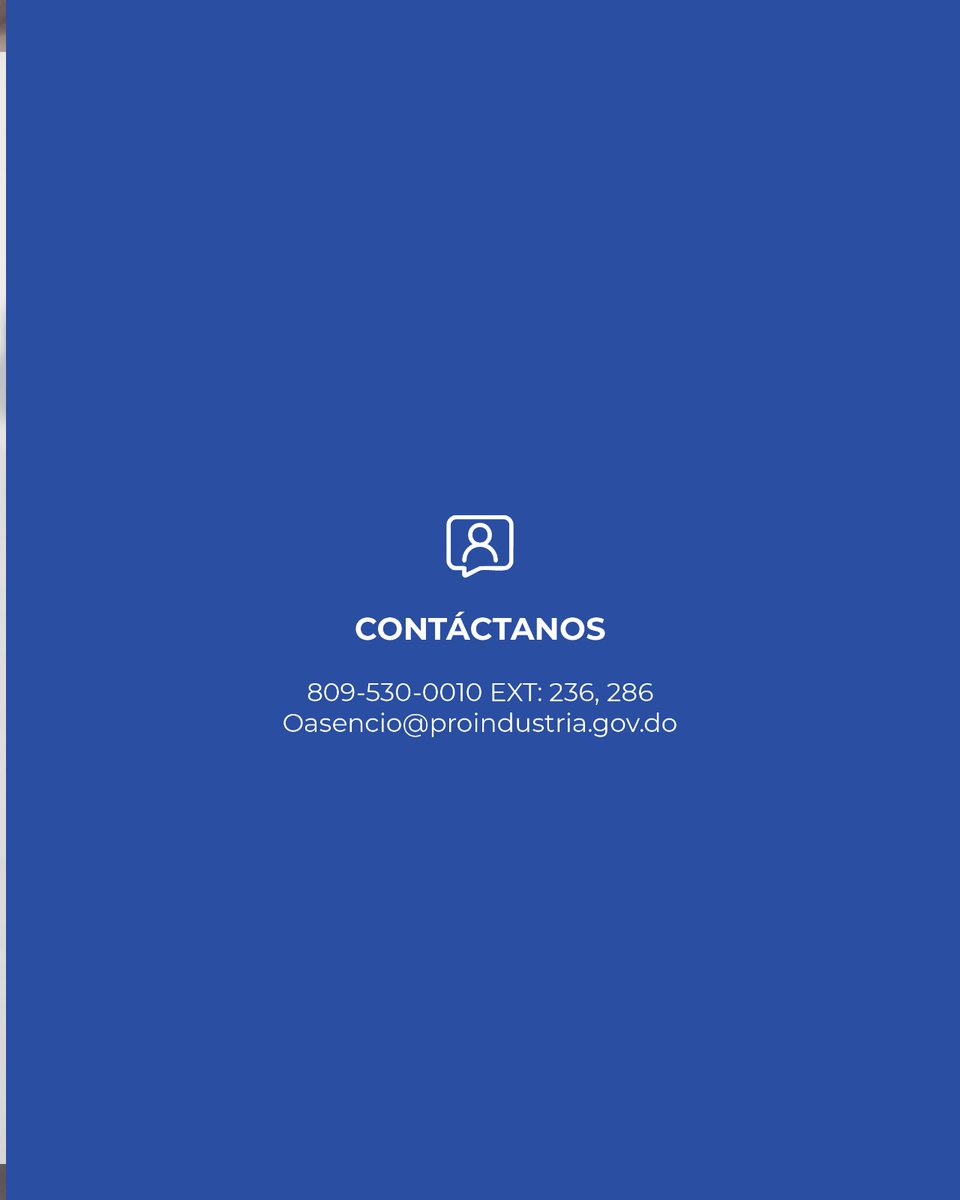 ¿Conocías nuestra División de Apoyo a la Productividad?

En esta publicación les compartimos todas las actividades que desde esta división le proveemos a las ciudadanas y ciudadanos.

Acércate a nosotros o contáctanos al 809-530-0010 Exts: 236-286.

#ProindustriaRD
