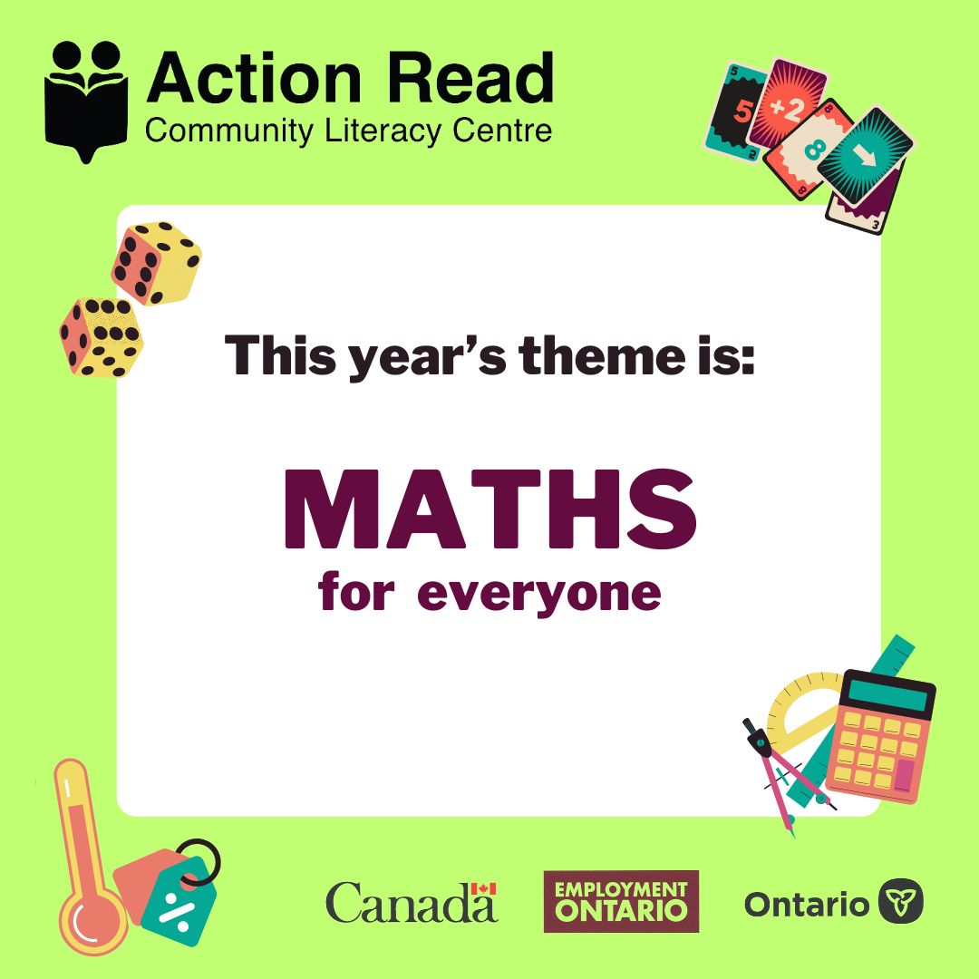 ActionRead's tweet image. This year’s theme, Maths for Everyone, celebrates what teachers already know: every student can shine at mathematics.
#numericalliteracy #numeracy