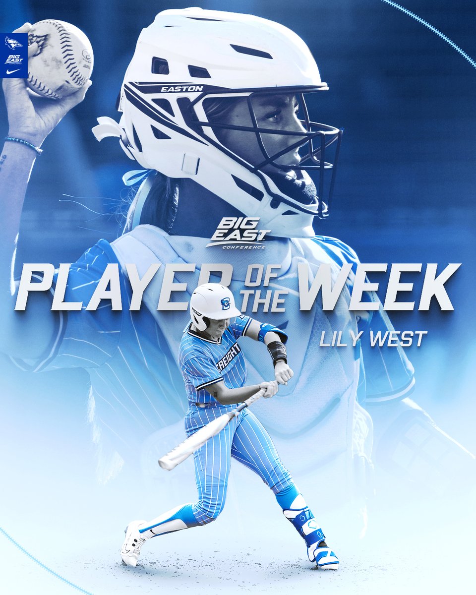 Creighton Softball (@bluejaysoftball) on Twitter photo Making an early statement 😤
<a href="/2022_lily/">Lily West 2022</a> is the BIG EAST Player of the Week!!
#GoJays x tinyurl.com/4cjtjh2a Making an early statement 😤
<a href="/2022_lily/">Lily West 2022</a> is the BIG EAST Player of the Week!!
#GoJays x tinyurl.com/4cjtjh2a