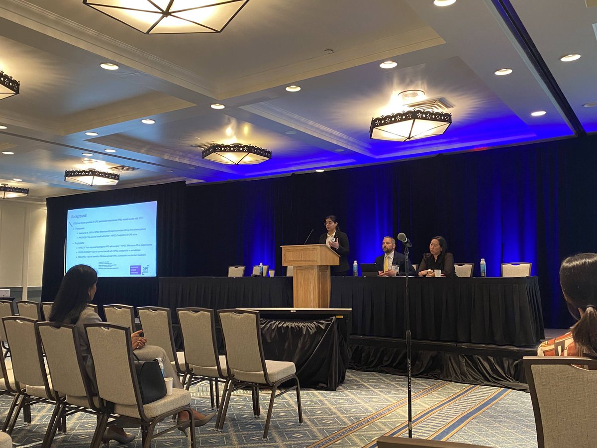 Another excellent talk by <a href="/princygupta19/">Princy Gupta</a> on differential chemosensitivity for colon cancer - elegantly raising questions about current paradigms! #ACT2025 <a href="/YaleSurgery/">Yale Surgery</a> <a href="/SocSurgOnc/">Society of Surgical Oncology</a> <a href="/kturaga/">Kiran Turaga</a> <a href="/SchultzKurt/">Kurt Schultz</a>