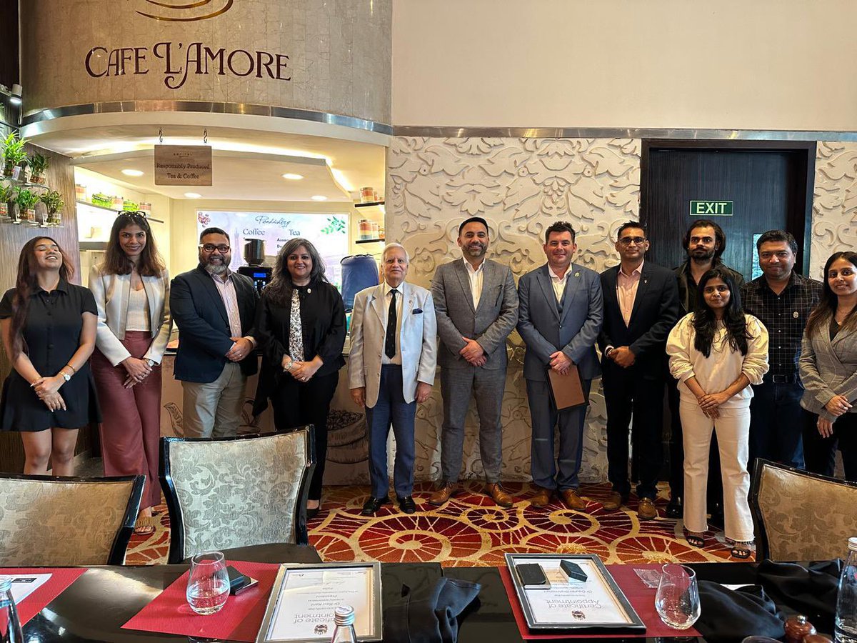 Exciting day in Mumbai as we launched the <a href="/AstonAlumni/">Aston Alumni</a> Community India chapter! Thank you to President Ravi Kant &amp; VP Gaurav Brahmbhatt for leading the charge. Amazing to see the energy &amp; enthusiasm of our <a href="/AstonUniversity/">Aston University</a> Indian alumni as we work towards #Aston2030 vision!