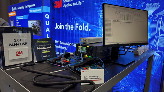 Marvell Powering 3M™ 1.6T OSFP Active Electrical Copper Cable Assembly!