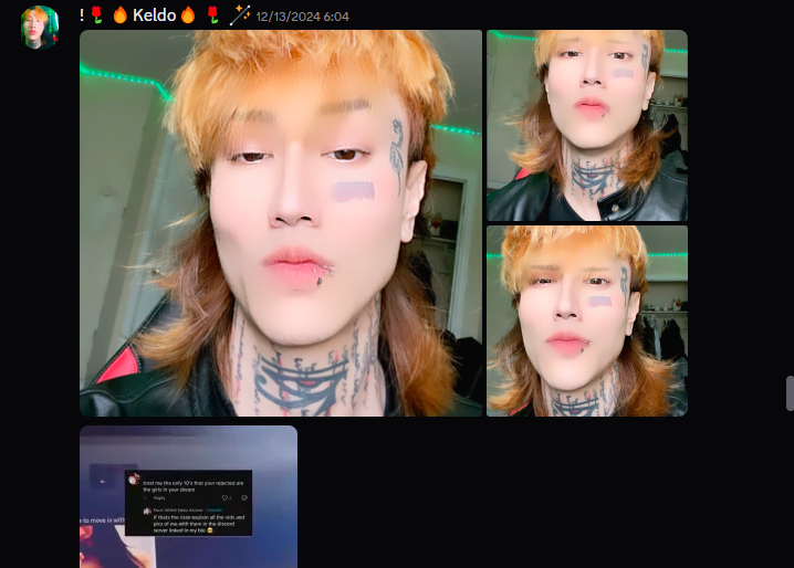 BaelyTV's tweet photo. Heads up 3rd Strike community

I recognized a familiar face this morning in a 3rd strike tournament discord.

This Keldo guy is a known pedophile from the OS maplestory private server community. He goes by like 900 diff names so i included a pic 

ban if he joins your server. https://t.co/22FT5c9uMO