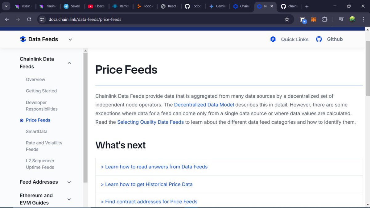tanya_singh2234's tweet photo. Workshop 8 (FundMe Contract &amp; Chainlink):
FundMe contract building! 🚀 Chainlink Oracles &amp; Price Feeds = Game-changer! 💥
Huge Thanks to  @neutr0n420 !!
#SheOnChain #DeFi #SmartContracts https://t.co/YsHrUEKICB