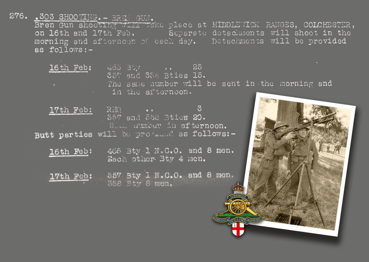 c_woffenden's tweet photo. On this day - 17 February 1942
#OTD #nostalgia #familyhistory #veteran #royalartillery #ww2 #kentwellhall #brengun #brassemup #makingcases #middlewick #colchester https://t.co/E7Ppbqf2Sr