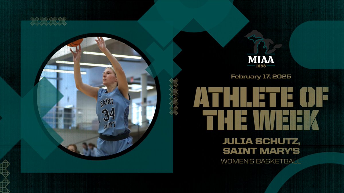 #D3MIAA Sports (@miaa1888) on Twitter photo #D3MIAA Basketball Athletes of the Week | February 17, 2025 🏀
Men's:
Drew Moore, <a href="/TrineAthletics/">Trine Thunder</a>
Women's:
Julia Schutz, <a href="/smcbelles/">Saint Mary's Belles</a>
READ -- bit.ly/3X50Uic
#MIAAbasketball #GreatSince1888 #D3MIAA Basketball Athletes of the Week | February 17, 2025 🏀
Men's:
Drew Moore, <a href="/TrineAthletics/">Trine Thunder</a>
Women's:
Julia Schutz, <a href="/smcbelles/">Saint Mary's Belles</a>
READ -- bit.ly/3X50Uic
#MIAAbasketball #GreatSince1888