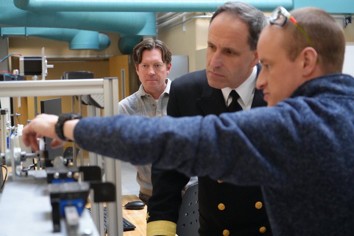 CSUMechEngr's tweet image. Rear Admiral Lincoln Reifsteck stopped by CSU to talk about careers in Navy nuclear propulsion! Students learned how they can get paid while in school, earn a $30K bonus, & secure a job before graduation.
Read more: engr.source.colostate.edu/csu-students-e…
#CSUEngineering #NavyPropulsion #CSU