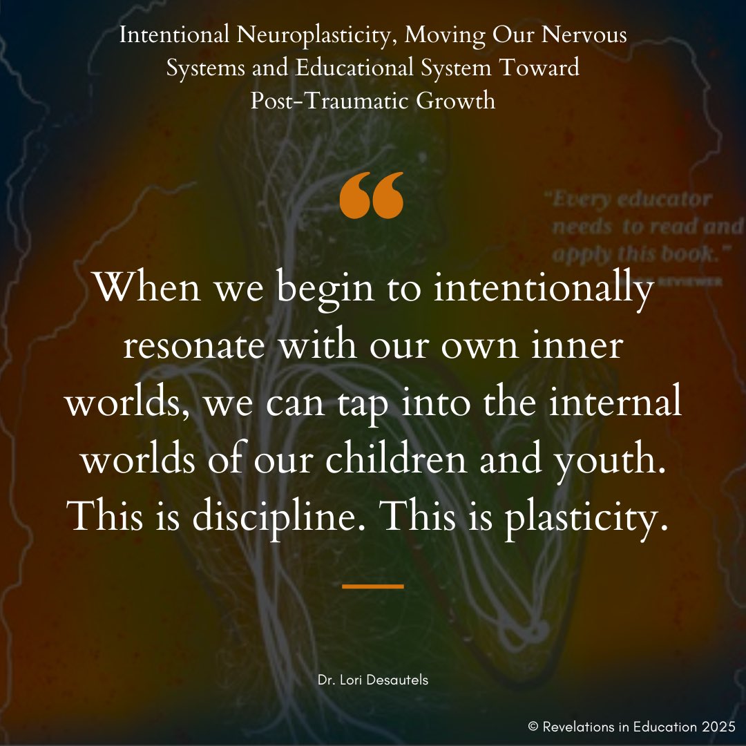 Discipline. Plasticity. 

#nervoussystem #connection #student #children #youth #educator #revelationsineducation #appliededucationalneuroscience #intentionalplasticity #neuroplasticity #discipline