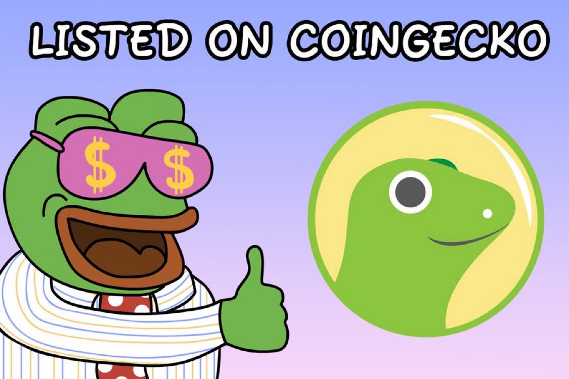 Wepe is live <a href="/coingecko/">CoinGecko</a>