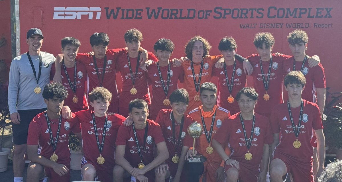 NCFC U16 Premier is taking the trophy back to NC!  Well done, boys!