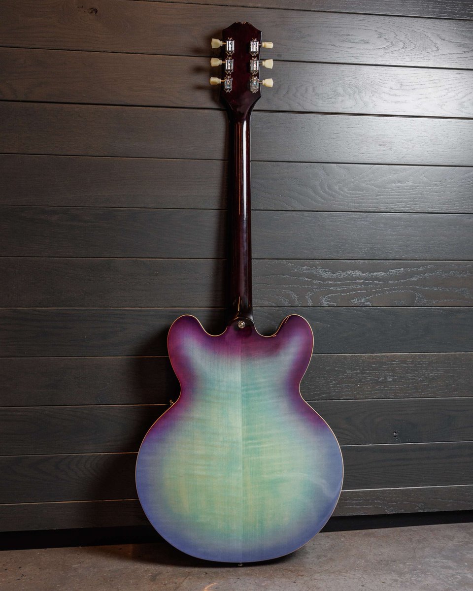 GibsonGarage's tweet photo. 🚨Gibson Garage Guitar of the Week🚨 

Epiphone ES-335 Figured in  Blueberry Burst.

You never know what treasure you'll find at the Gibson Garage Nashville. Stop by to shop and play.

#epiphone #gibsongarage #guitaroftheweek #es https://t.co/GiI0rXbTzz