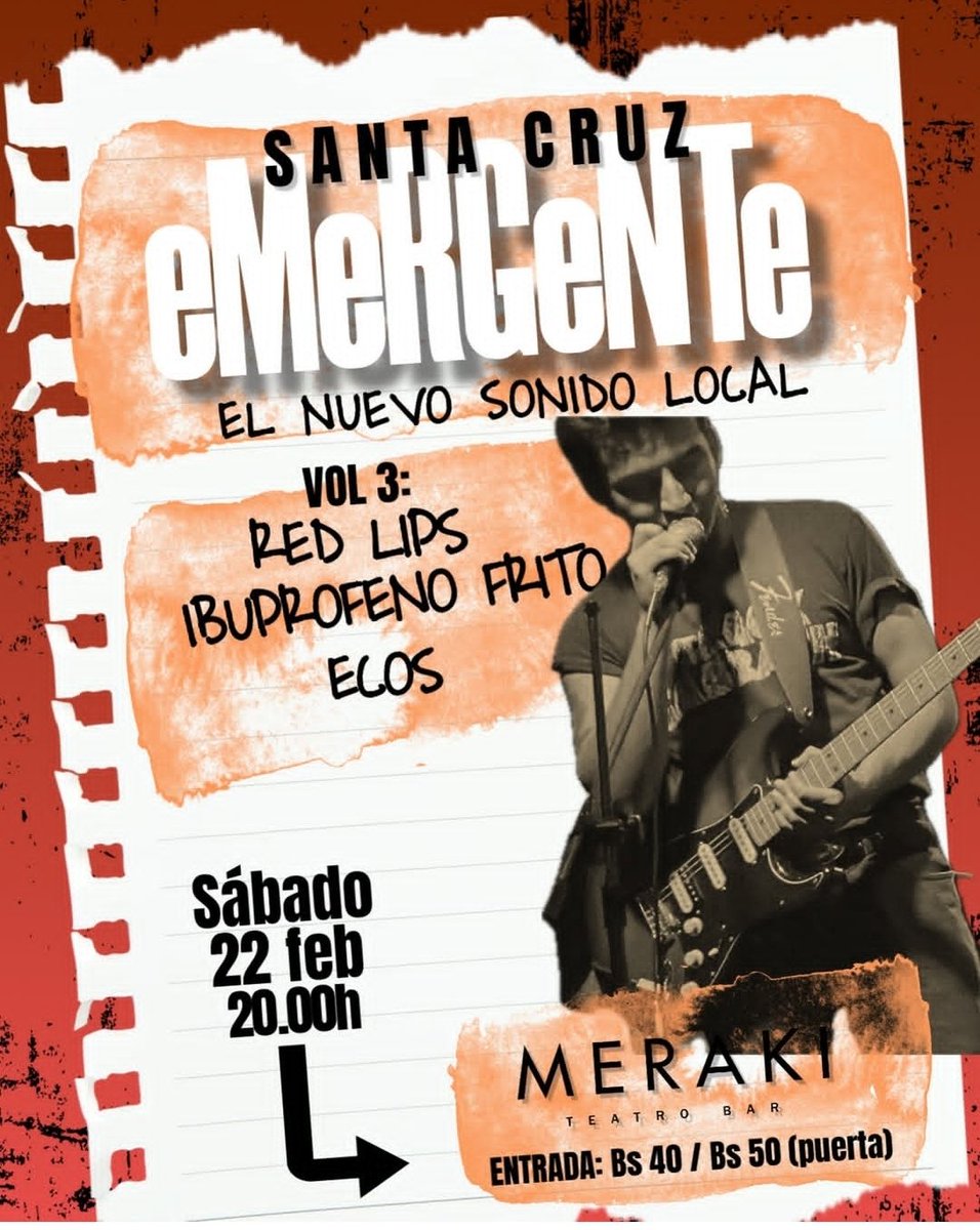 Gente, este sábado tocamos con Red Lips en <a href="/MerakiTeatroBar/">Meraki Teatro Bar</a> !!

Será una noche especial, entradas al DM!