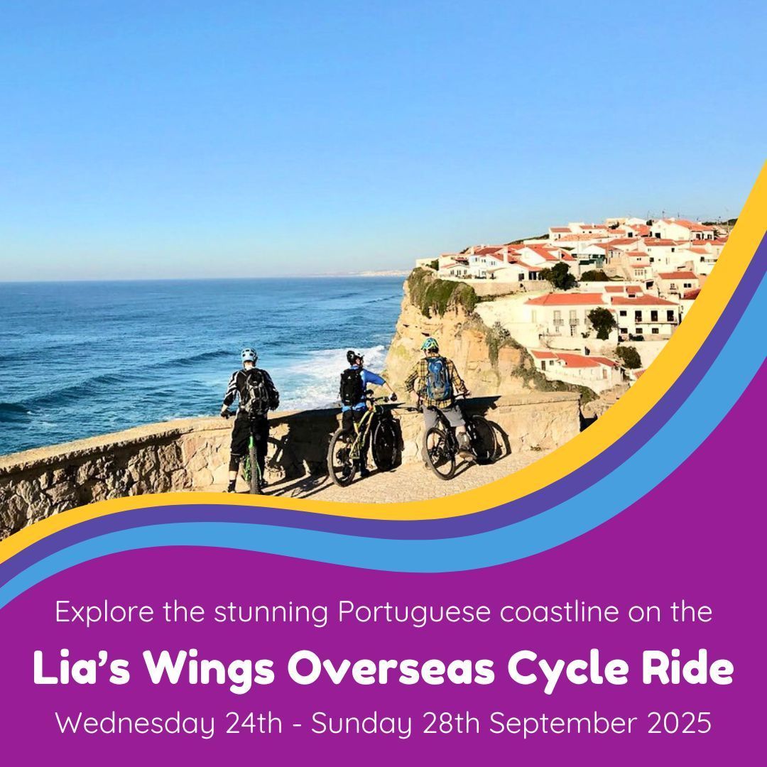 🚴‍♀️ 1️⃣7️⃣  riders have already joined our Overseas Cycle Team for 2025! Embark on three days of scenic cycling along the Portuguese coastline, raising vital funds for Lia's Wings. 🗓️ Sign up: buff.ly/4gyFAbE

#CyclingChallenge #CyclingAdventure #RideForCharity #UKCyclists