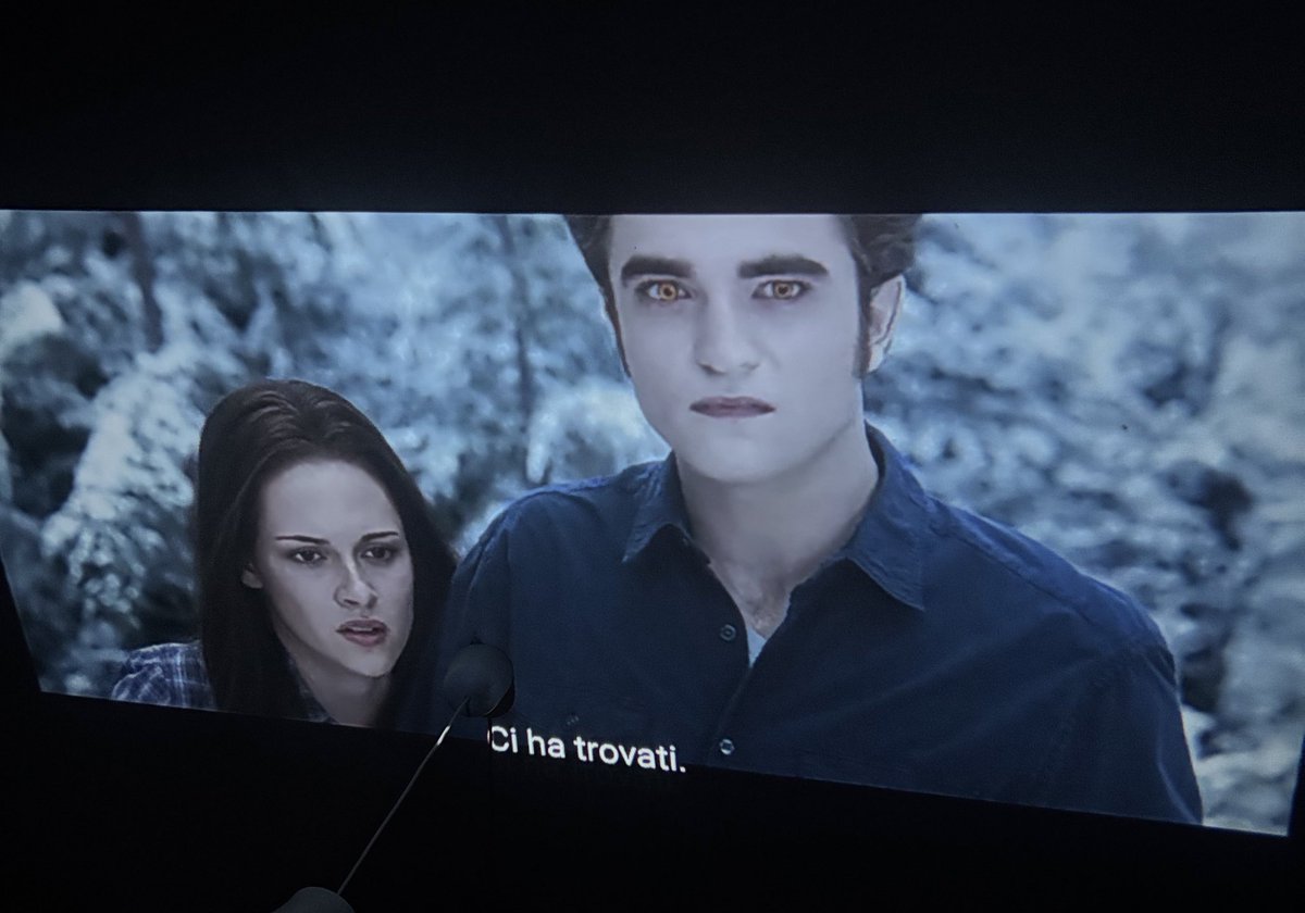 KMonfrini's tweet image. I was pondering that when my future hypothetical children are old enough to watch Twilight, the movies will be considered &quot;vintage&quot; and cringe. And I will force them to watch them all and they will have to like them too. #twilight #twilighteclipse