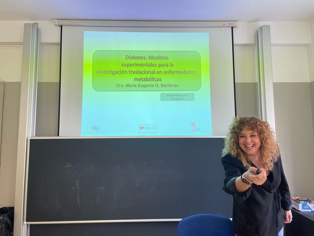 Maru G. Barderas (@marugbarderas) on Twitter photo Otro año ➕formando parte dl Master Universitario de Investigación en Medicina Traslacional de la U. Complutense d Madrid, itinerario Enfermedades Cardiovasculares y Metabolicas. Todo un placer. Gracias a la Dra. <a href="/TeresaTeje/">Teresa Tejerina</a> mentora y amiga. <a href="/idiscam/">IDISCAM</a> <a href="/HNParaplejicos/">H. N. Parapléjicos</a> <a href="/HNPdivulga1/">HNPdivulga</a> Otro año ➕formando parte dl Master Universitario de Investigación en Medicina Traslacional de la U. Complutense d Madrid, itinerario Enfermedades Cardiovasculares y Metabolicas. Todo un placer. Gracias a la Dra. <a href="/TeresaTeje/">Teresa Tejerina</a> mentora y amiga. <a href="/idiscam/">IDISCAM</a> <a href="/HNParaplejicos/">H. N. Parapléjicos</a> <a href="/HNPdivulga1/">HNPdivulga</a>