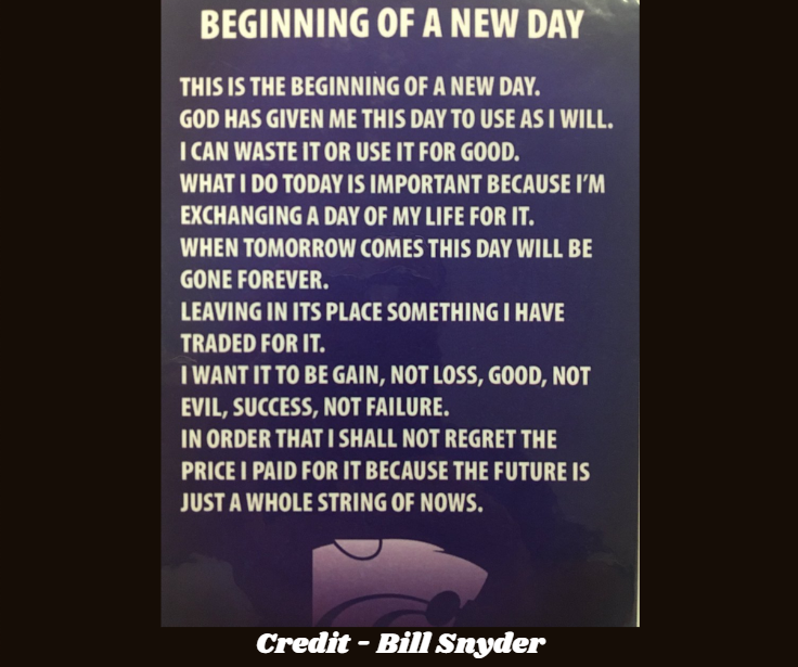 A great message from a Legendary coach!