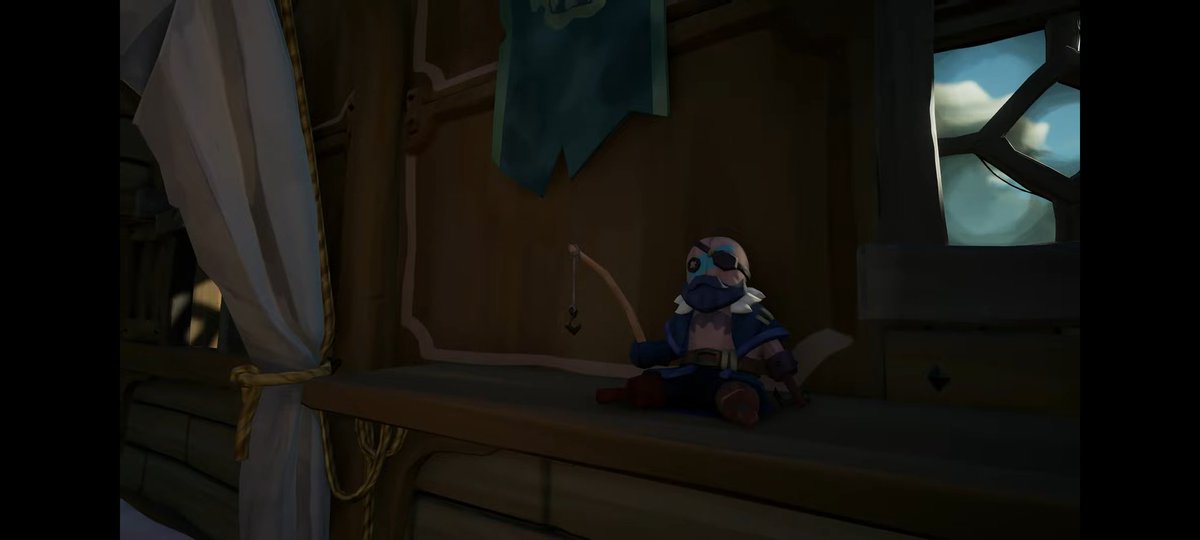 TheWreckedWench's tweet image. The Merrick 'plush' is even cuter than I thought he was going to be!! #s15 @SeaOfThieves