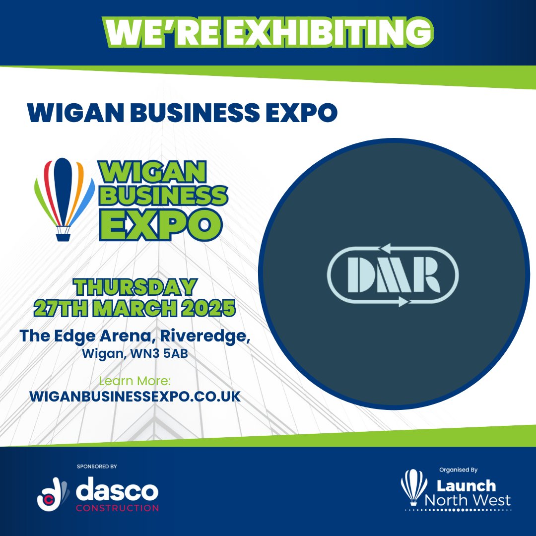 We’re happy to welcome <a href="/DMRTraining/">DMR Training</a>  to #WiganExpo! Specialists in onsite NVQ assessments &amp; training for the construction &amp; low-carbon sectors, they’ve helped thousands of professionals gain qualifications &amp; CSCS cards since 2013.

Register Free eventbrite.co.uk/e/wigan-busine…

#BizHour