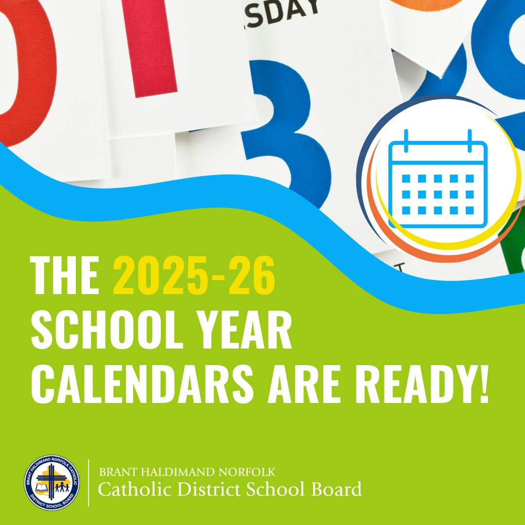 bhncdsb's tweet photo. Wondering when the 2026 March Break is? Wonder no more! The #ONeducation has approved the BHNCDSB Elementary and Secondary 2025-26 School Year Calendars. Choose the 'Calendar' Icon found on the elementary school websites or visit the BHNCDSB Calendar webpage to view and download. https://t.co/zkjJLa2Dqv