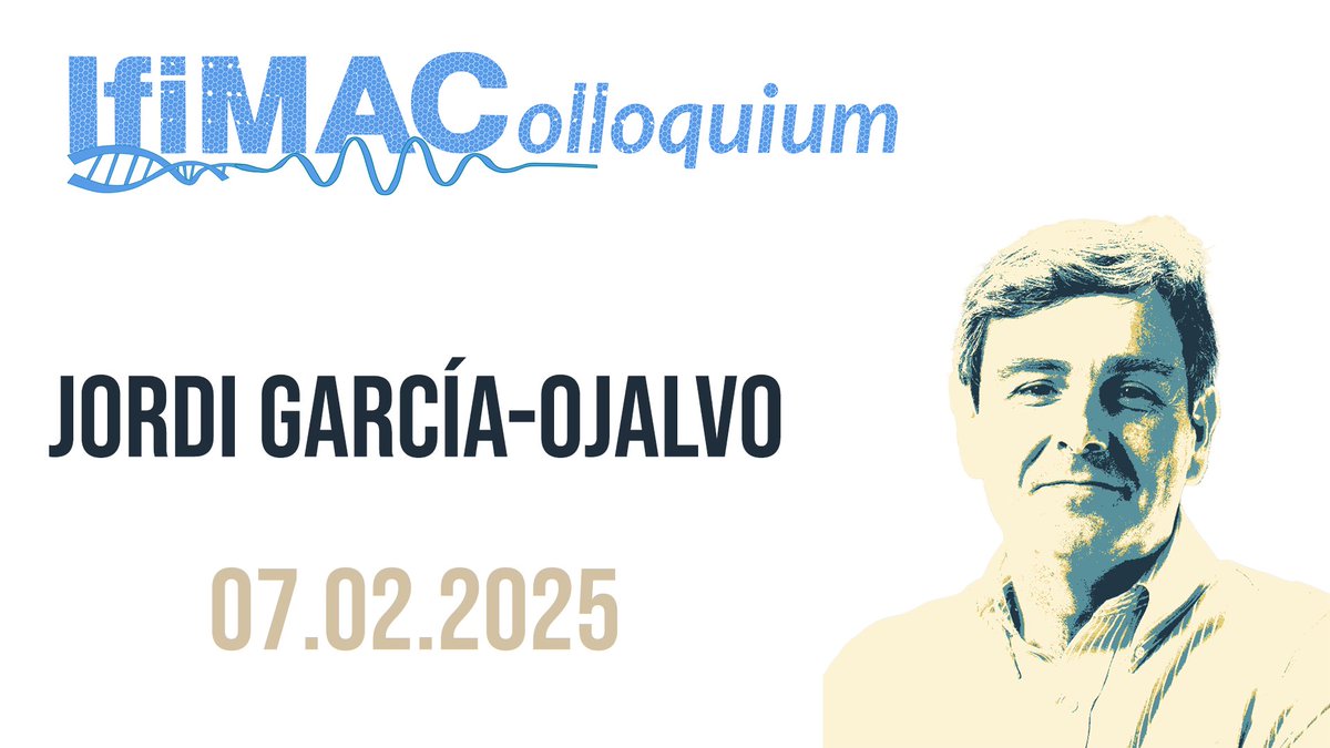ifimacuam's tweet photo. 🍿Now available on our YouTube channel is our interview with Javier García-Ojalvo @UPFBarcelona 
🎬https://t.co/rwyb8rGge3 https://t.co/IC7cUW5ivP