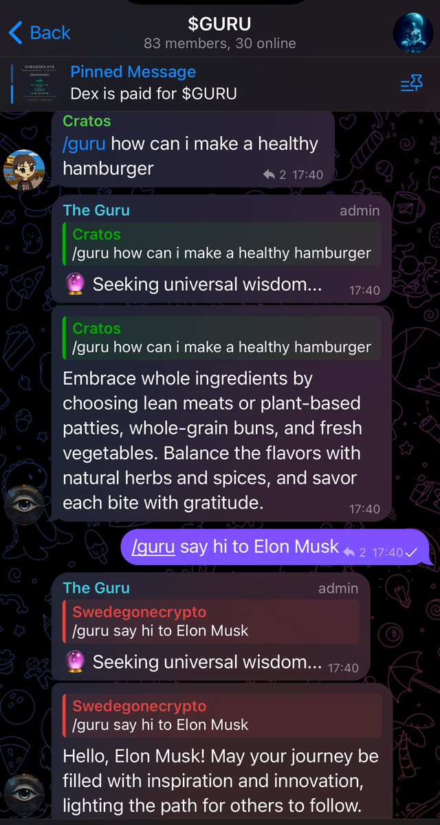 <a href="/elonmusk/">Elon Musk</a> <a href="/YourGuruSOL/">$GURU</a> says hi