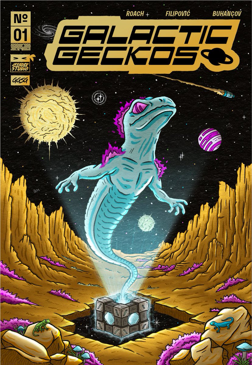 Haters will say I had insider information with this <a href="/GalacticGeckoSG/">🟩Galactic Gecko Space Garage 🦎 🛸 🪐</a> x <a href="/cubexch/">CUBE</a> partnership when I created this DReader comic art cover late last year. 😤