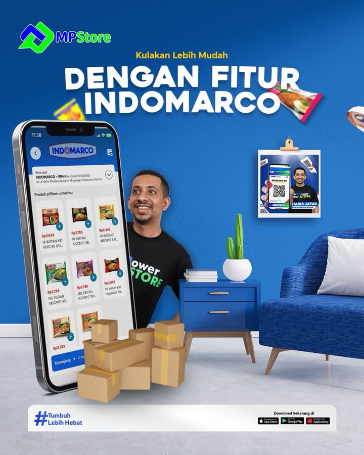 HadiCipto8's tweet photo. Halo, sobat UMKM! Kalian pemilik warung tapi masih repot-repot kulakan? udah berat, panas, antri lagi. Nih mimin spill aplikasi super dengan fitur Indomarco yang bisa bikin kulakan kalian mudah, bisa dari rumah 🤩 MPStore namanya, download sekarang ya ‼️
Referral MASTERMK https://t.co/gIv6akQGyp