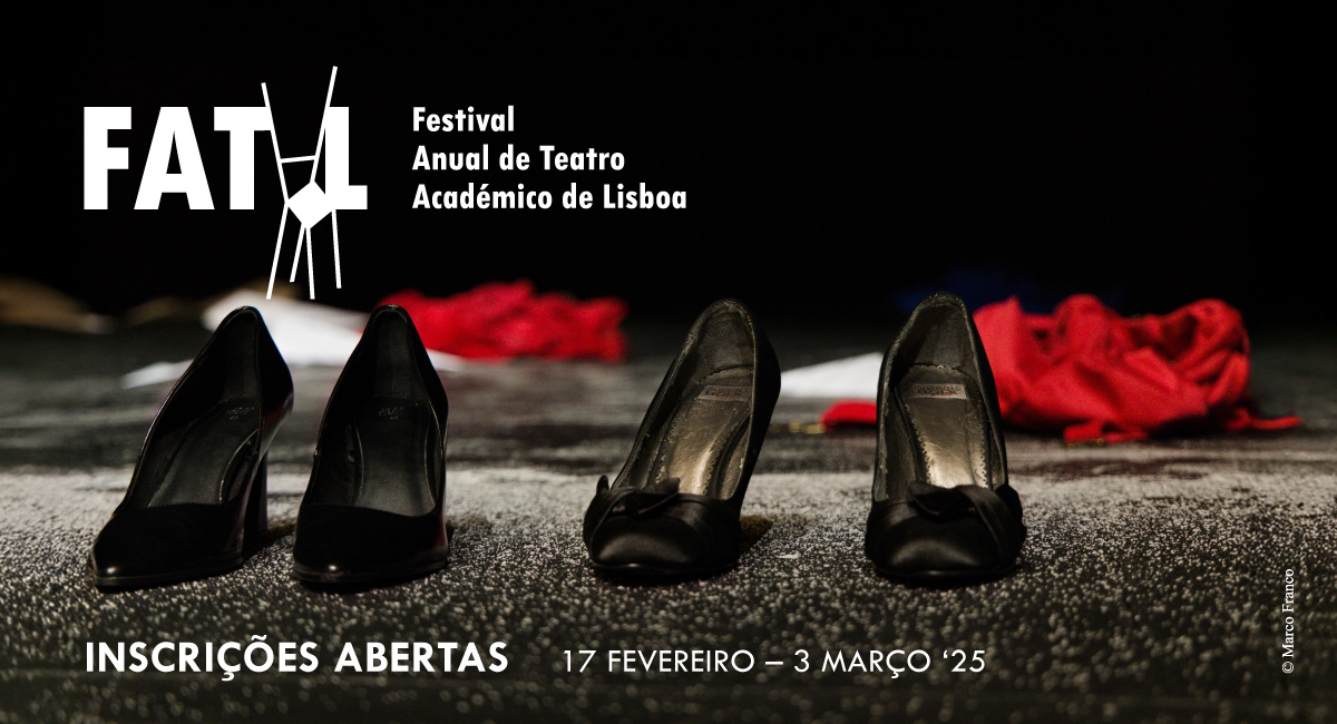 Entre os dias 15 e 25 de maio, a ULisboa será o epicentro de mais uma edição do #FATAL.

Não percam a oportunidade de participar nesta 24.ª edição!

🎭 As inscrições estarão abertas aos grupos de teatro universitário até dia 3 de março.

+ info: fatal.ulisboa.pt

#ULisboa