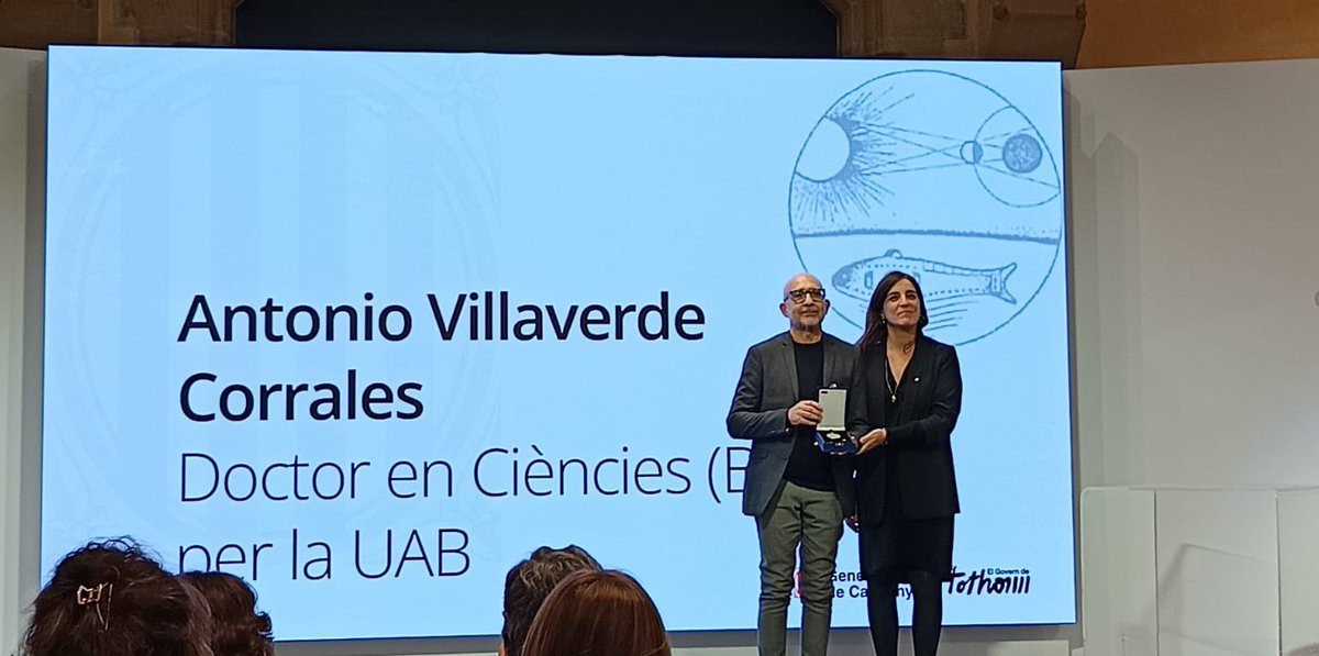 NBT_IBB_UAB's tweet image. Antonio Villaverde, guardonat amb la Medalla Narcís Monturiol 2024.
@IBB_UAB
@UABBarcelona
@uabbiociencies
@CIBERBBN
@recercauniscat