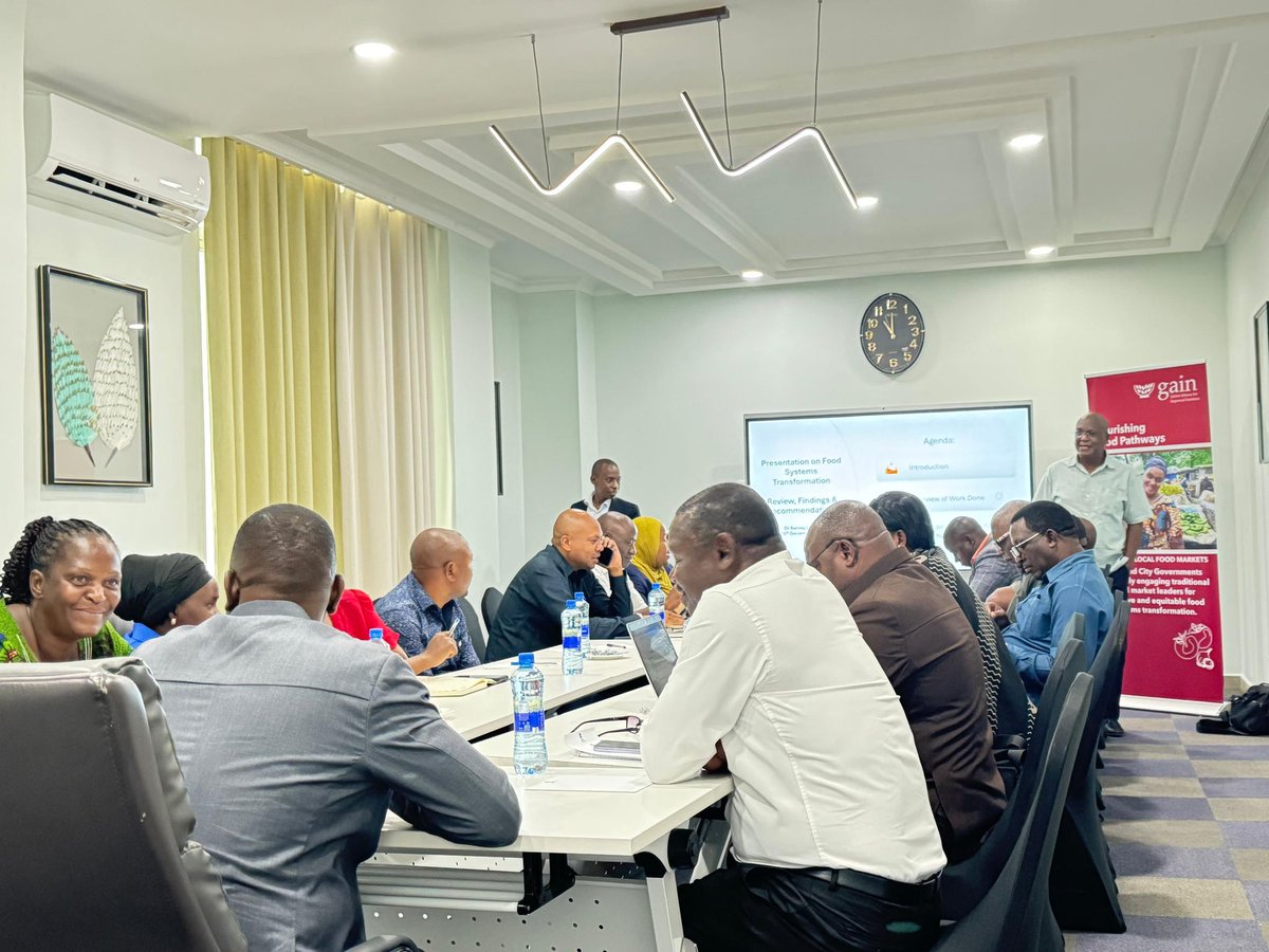 GAIN_TANZANIA's tweet photo. #GAINTZ led a transformative workshop today in Dodoma, bringing together local leaders and key ministries to prioritize food systems in planning and budgeting!
A big step toward better nutrition and food security by creating #Healthierdiet4All #FoodSystems https://t.co/IamFgGpklX
