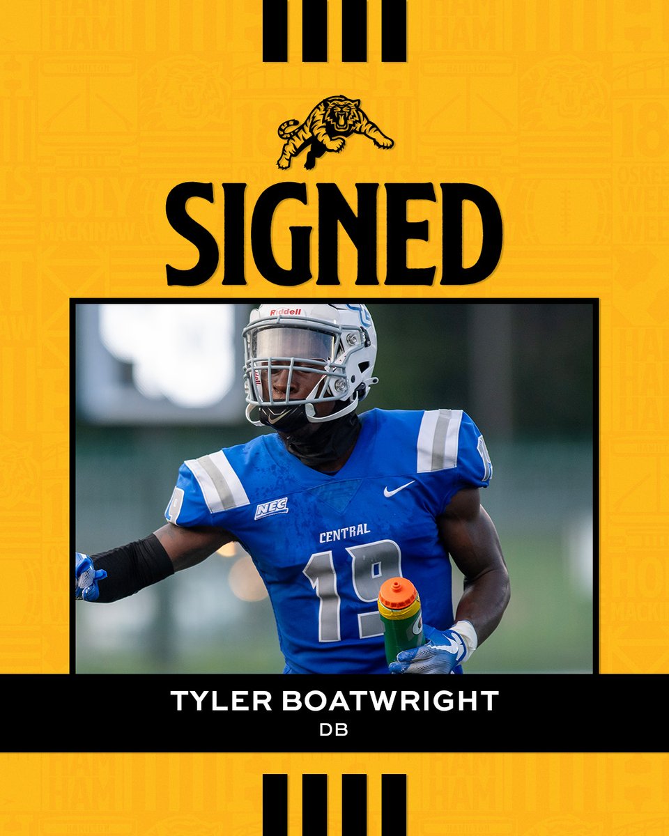 Hamilton Tiger-Cats (@ticats) on Twitter photo We've signed 🇺🇸 DB Tyler Boatwright!
🗞️ | bit.ly/4jZAacJ
<a href="/tboatda1/">Tyler Boatwright</a> | <a href="/CCSUfootball/">CCSU FOOTBALL</a> We've signed 🇺🇸 DB Tyler Boatwright!
🗞️ | bit.ly/4jZAacJ
<a href="/tboatda1/">Tyler Boatwright</a> | <a href="/CCSUfootball/">CCSU FOOTBALL</a>