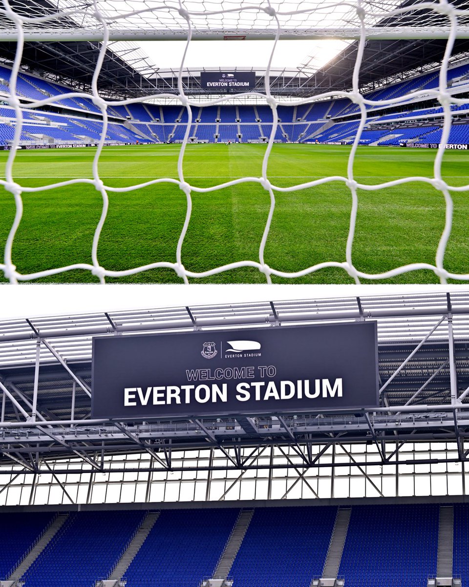 Everton's tweet image. All set for our first test event at @EvertonStadium! 🤩

#EFCU18 take to the stage in front of 10,000 fans this evening (7pm kick-off). 🔵